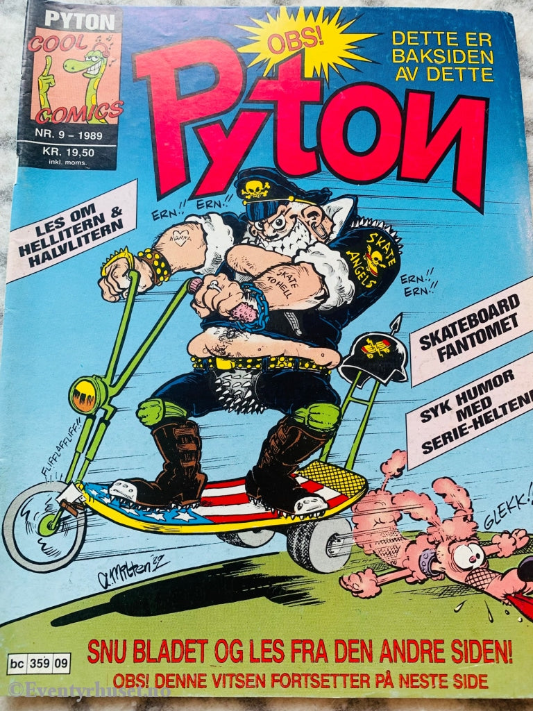 Pyton. 1989/09. Tegneserieblad