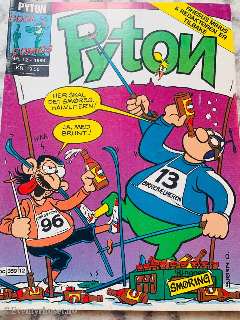 Pyton. 1989/12. Tegneserieblad