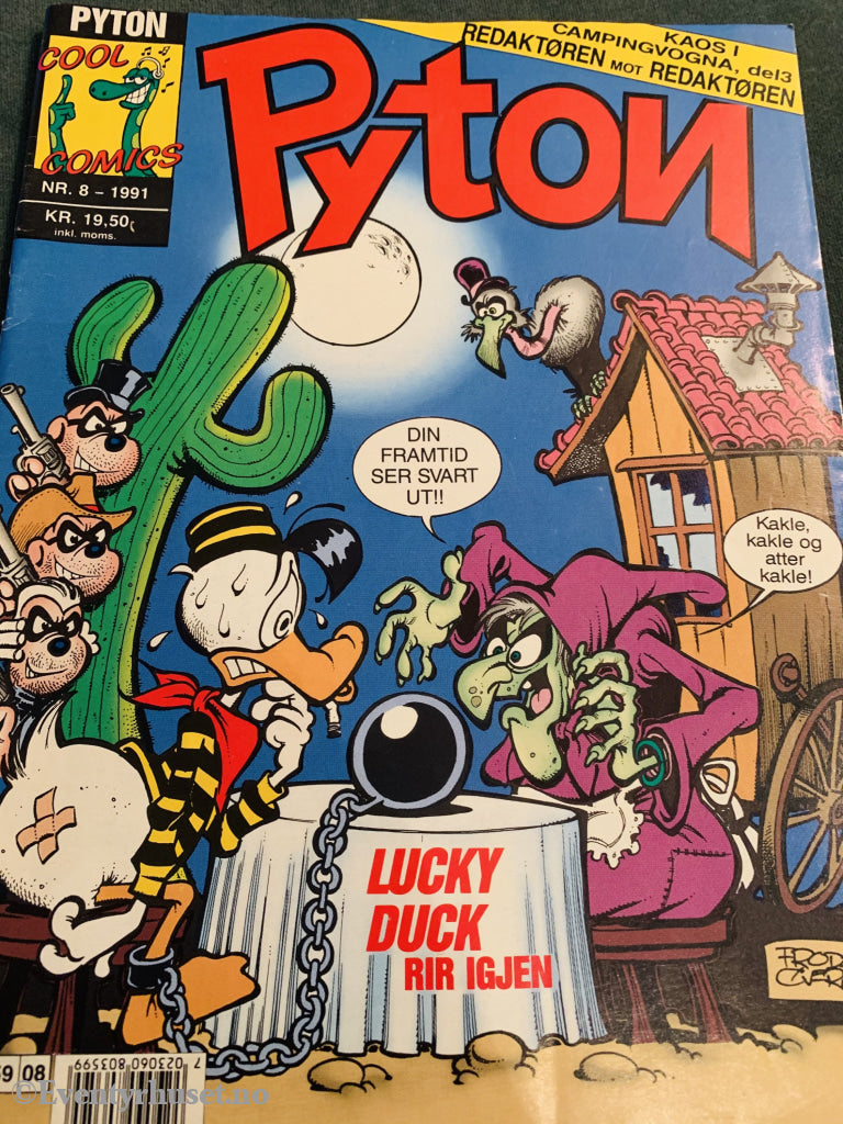 Pyton. 1991/08. Tegneserieblad