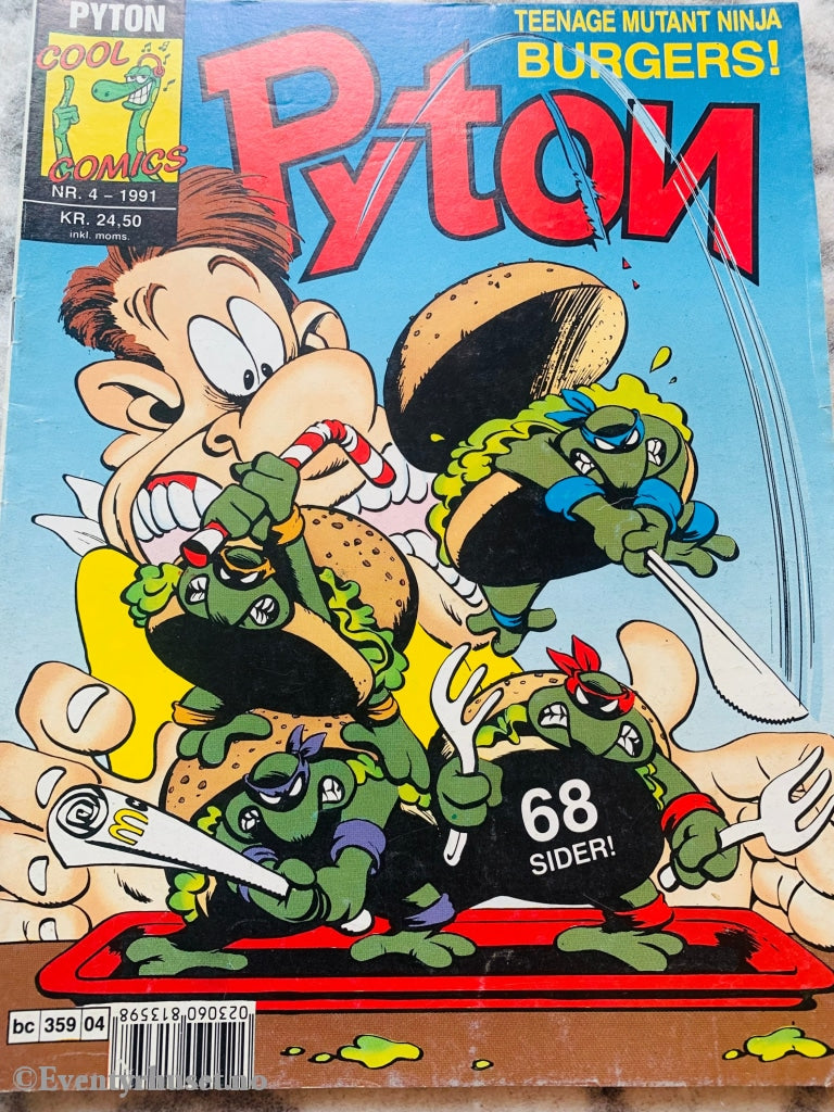 Pyton. 1991/04. Tegneserieblad