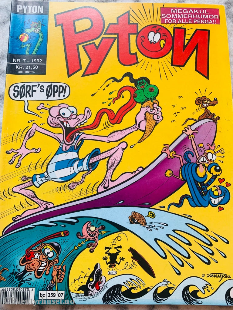 Pyton. 1992/07. Tegneserieblad