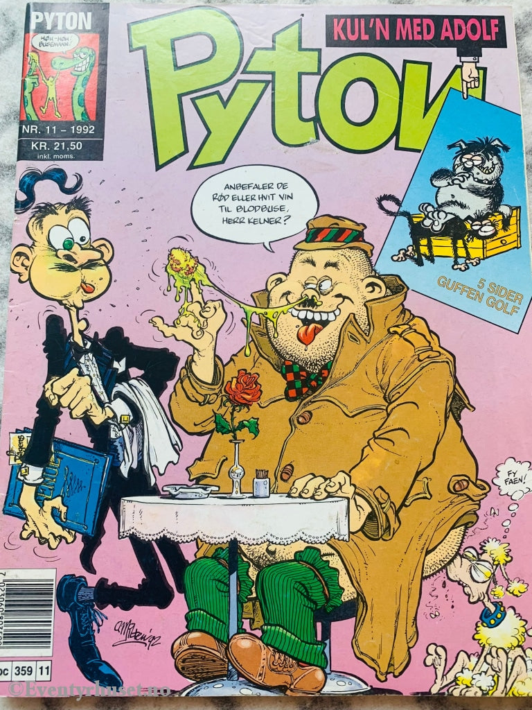 Pyton. 1992/11. Tegneserieblad