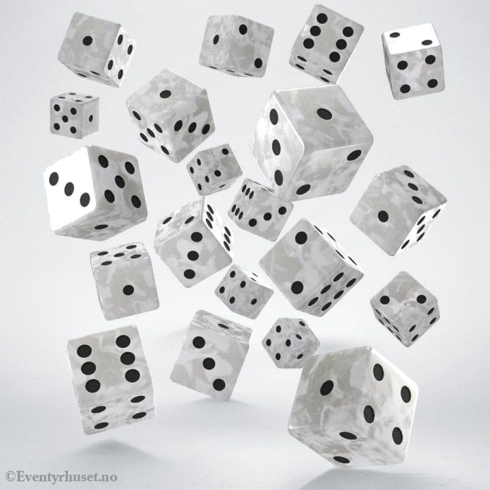 Q Workshop Dice Set Full Pack D6 Pearl (20) Games