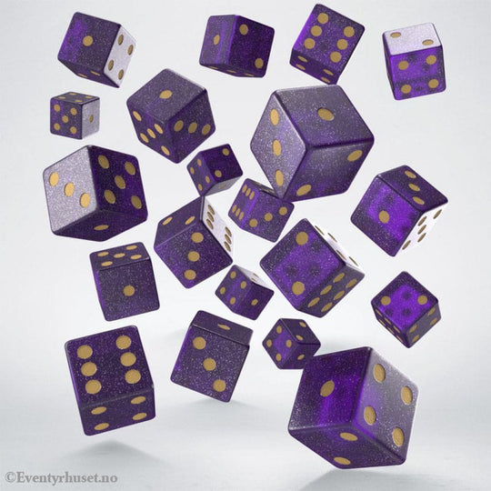 Q Workshop Dice Set Full Pack D6 Shimmering Purple (20) Games