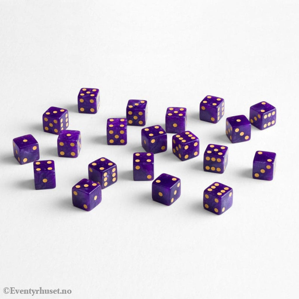Q Workshop Dice Set Full Pack D6 Shimmering Purple (20) Games
