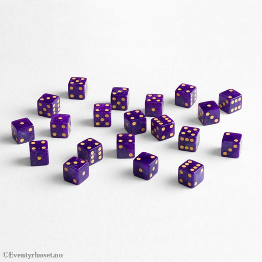 Q Workshop Dice Set Full Pack D6 Shimmering Purple (20) Games