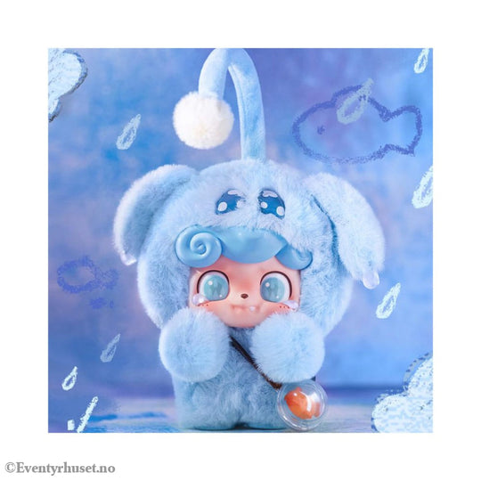 QKid: Emotional Hairy Monsters Series Blind Box figure 12 - 14 cm Display (6) Toys