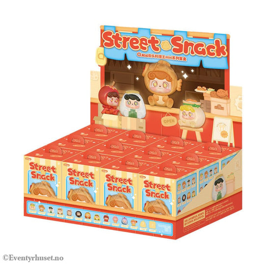 QKid: Street Snack Series Blind Box figure 5 cm Display (12) Toys