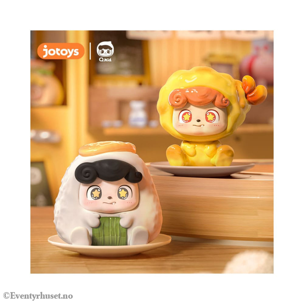 QKid: Street Snack Series Blind Box figure 5 cm Display (12) Toys