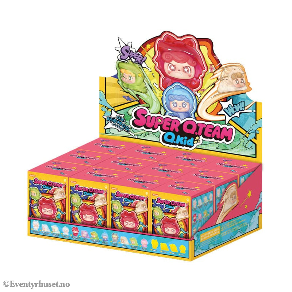 QKid: Super Q. Team Mini Series Blind Box figure 5 cm Display (12) Toys