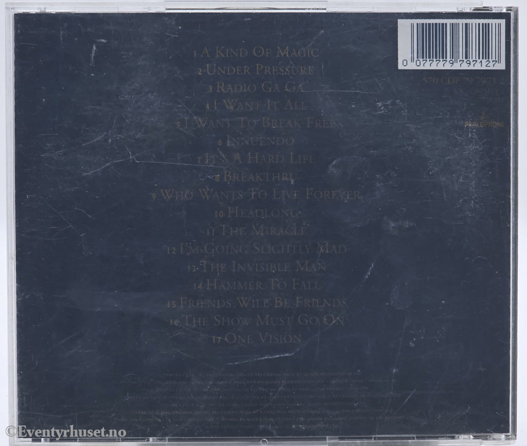 Queen. 1991. Greatest Hits II. CD.