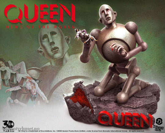 Queen 3D Vinyl Statue Queen Robot (News of the World) 20 x 21 x 24 cm Collectibles
