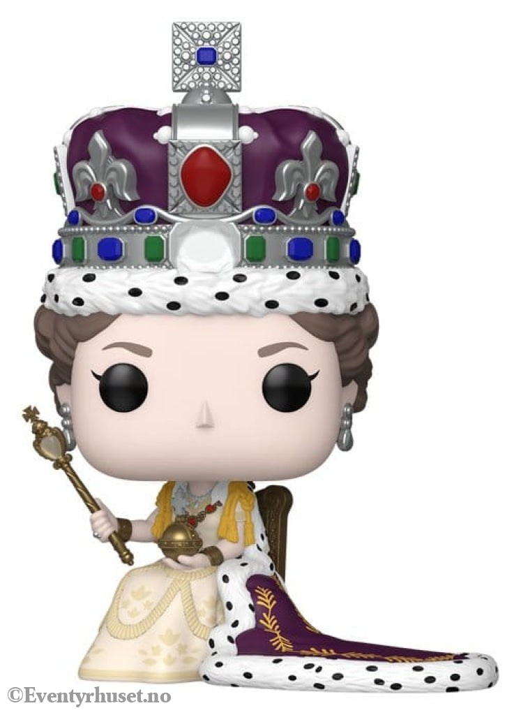 Queen Elizabeth II POP! Premium Vinyl Figure 100th- Queen Elizabeth II (Coronation) 9 cm Collectibles