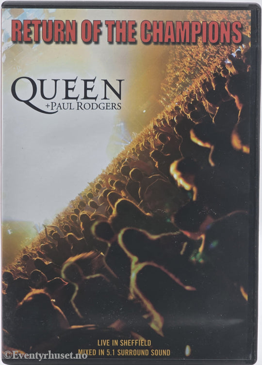 Queen + Paul Rodgers: Return of the Champions. 2005. DVD.