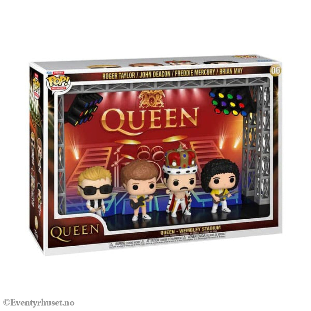 Queen POP Moments Deluxe Vinyl Figures 4-Pack Wembley Stadium Collectibles