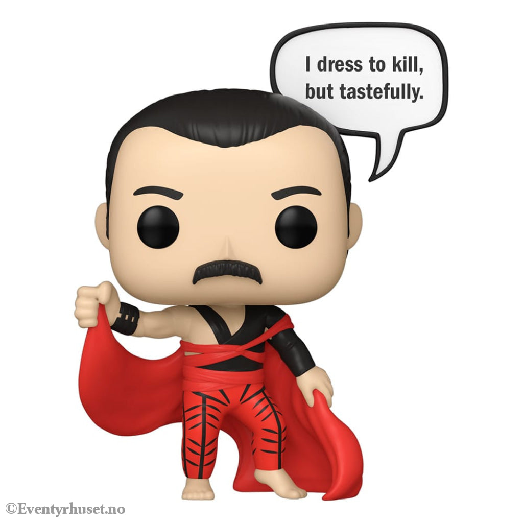 Queen POP! Rocks Vinyl Figur Freddie Mercury (I Dress to Kill) 9 cm Collectibles