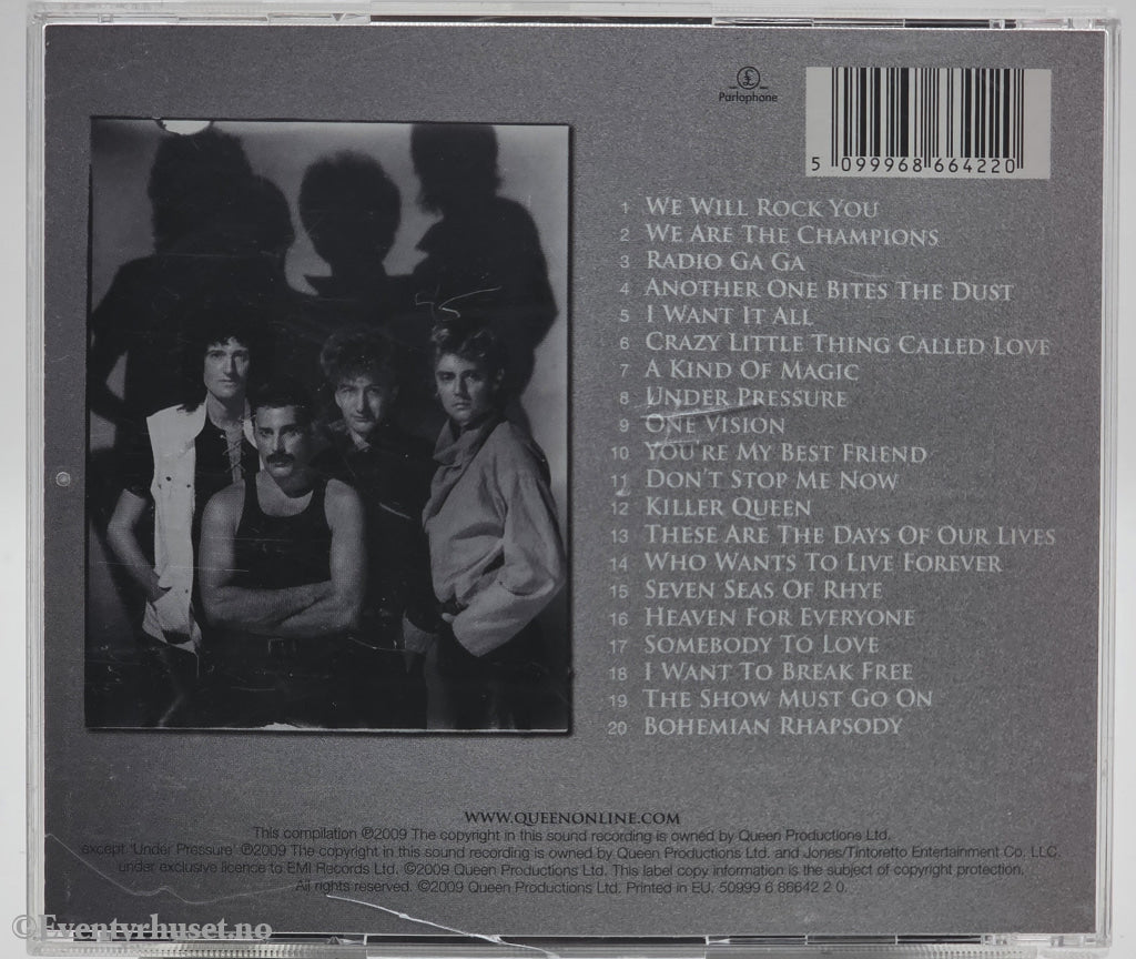Queen. Ukjent. Absolute Greatest. CD.