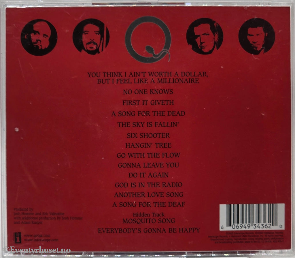 Queens of the Stone Age - Songs for the Deaf. Musikk-CD.