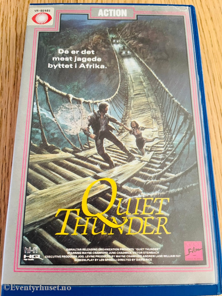 Quiet Thunder. 1987. Vhs Big Box.
