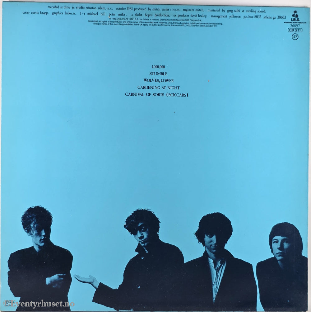 R.E.M.. 1982. Chronic Town . LP.