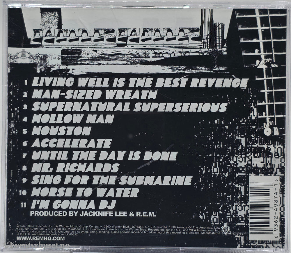 R.E.M.. 2008. Accelerate. CD.