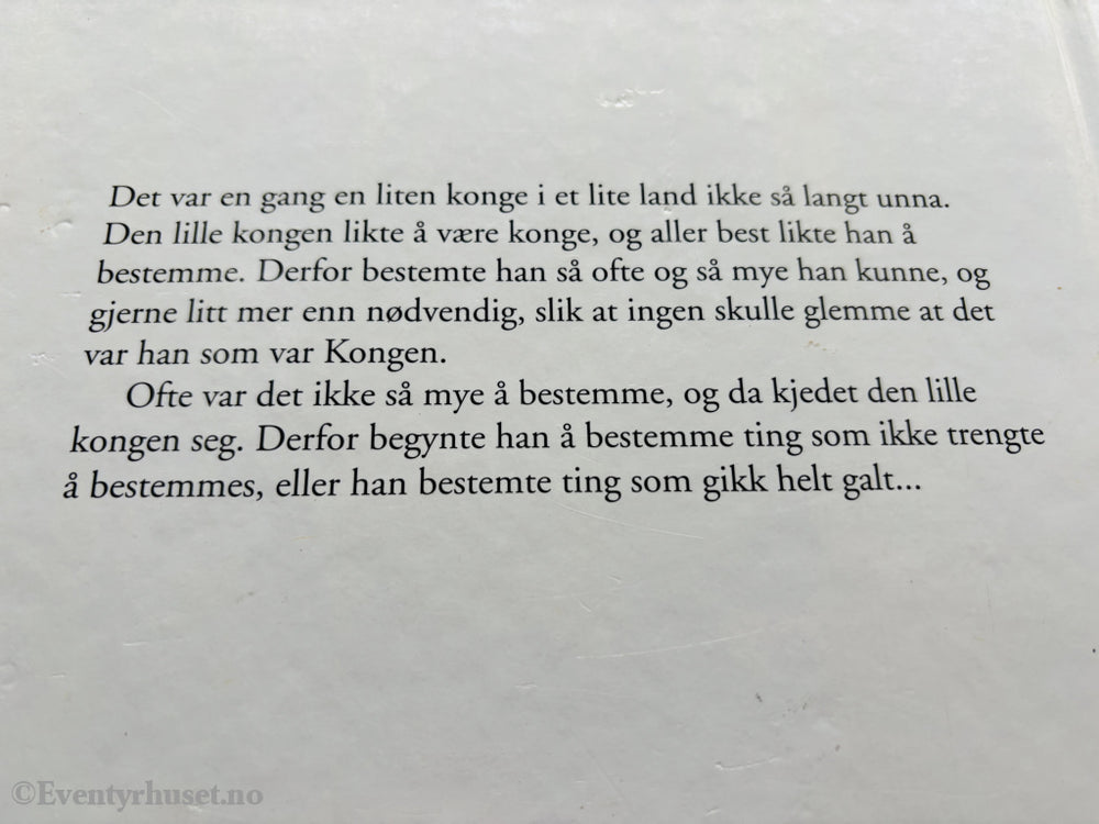 Ragnhild Gjerstad. Den lille kongen. 1990. Barnebok.