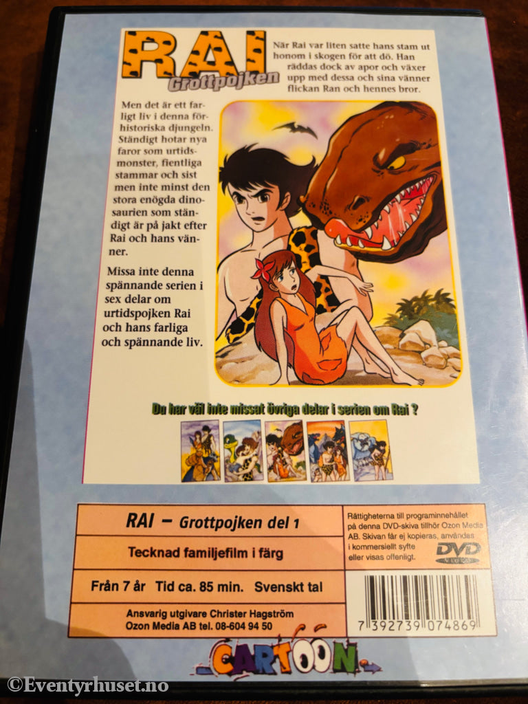 RAI Grottpojken 1. DVD.