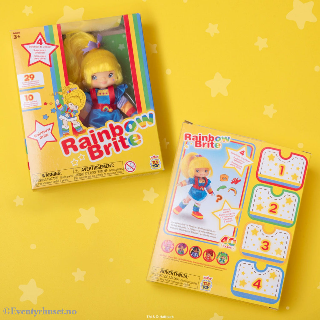 Rainbow Brite Fashion Doll Rainbow Brite 14 cm. Mint In Sealed Box (MISB)! Leker