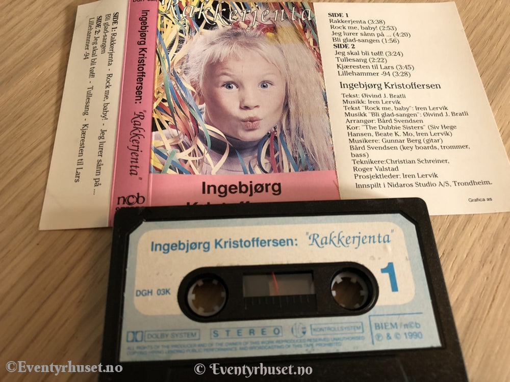 Rakkerjenta. Ingebjørg Kristoffersen. 1990. Kassett. Kassett (Mc)