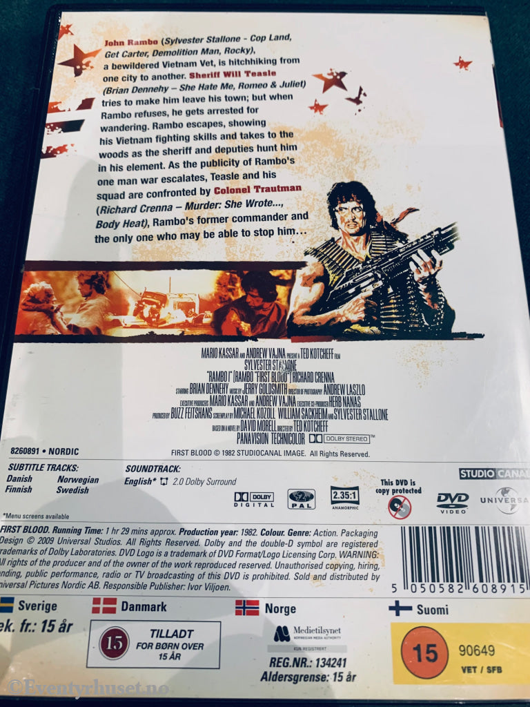 Rambo - First Blood. Dvd. Dvd