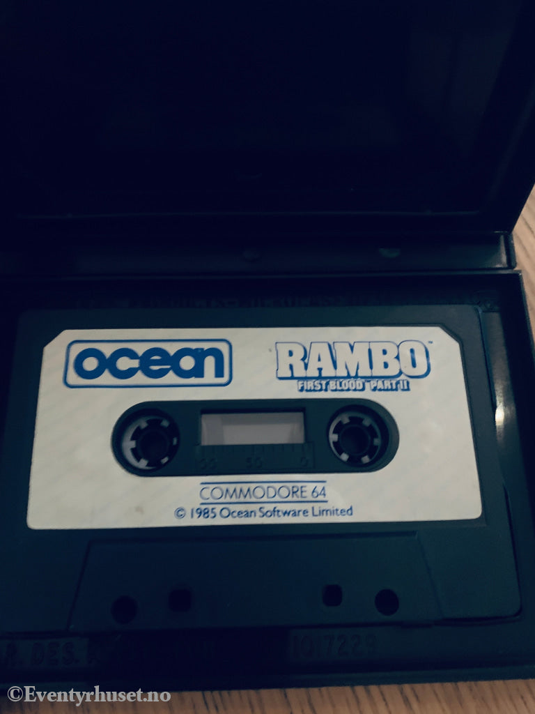 Rambo: First Blood Part II (1985). Commodore 64 (C64) spill solgt i Norge! Commodore 64/133