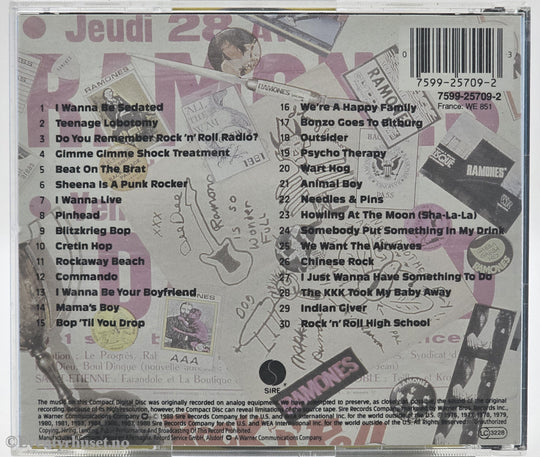 Ramones. 1988. Ramones Mania. CD.