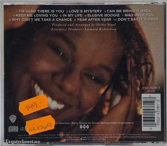 Randy Crawford. 1993. Don’t Say It’s Over. CD.