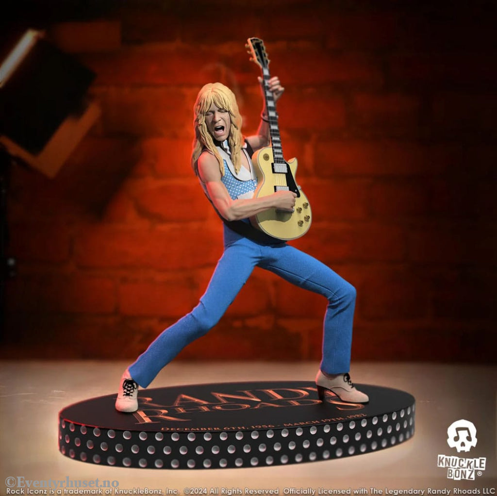 Randy Rhoads IV Rock Iconz Statue The Early Years Blue Version 24 cm Collectibles