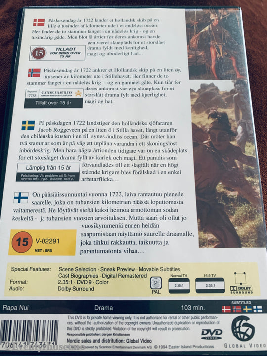 Rapa-Nui. DVD.