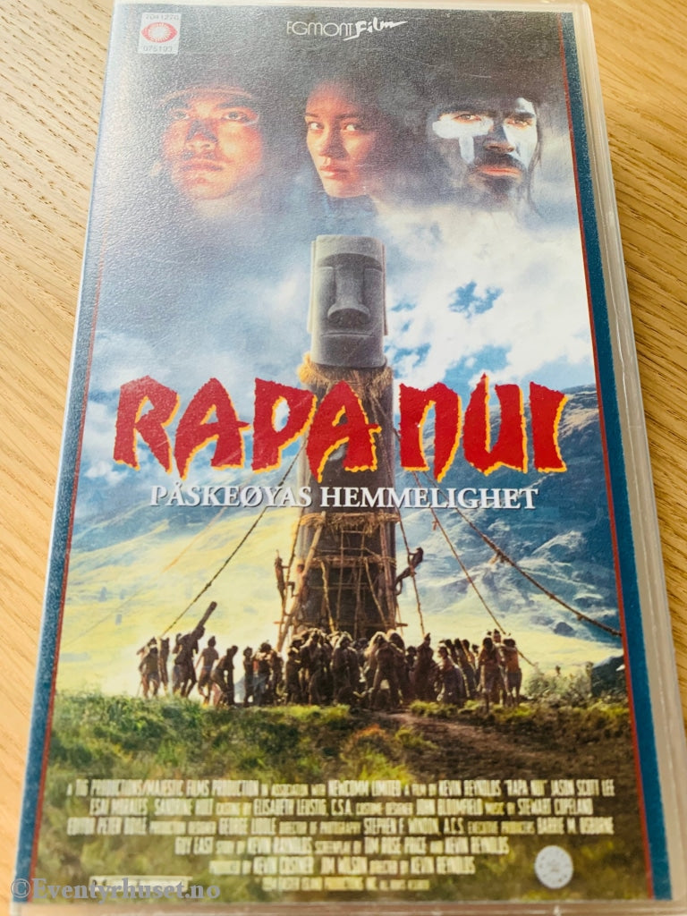 Rapa Nui - Påskeøyas Hemmelighet. 1993. Vhs. Vhs