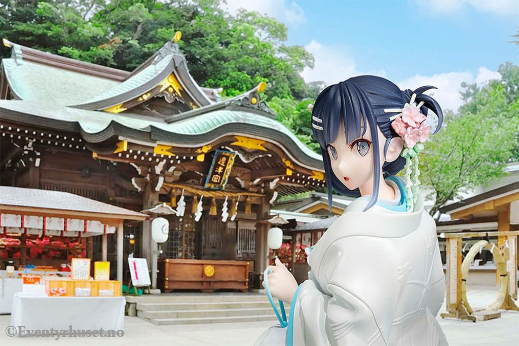Rascal Does Not Dream of a Bunny Girl Senpai Statue 1/7 Mai Sakurajima White Kimono Ver. 23 cm Manga & Anime
