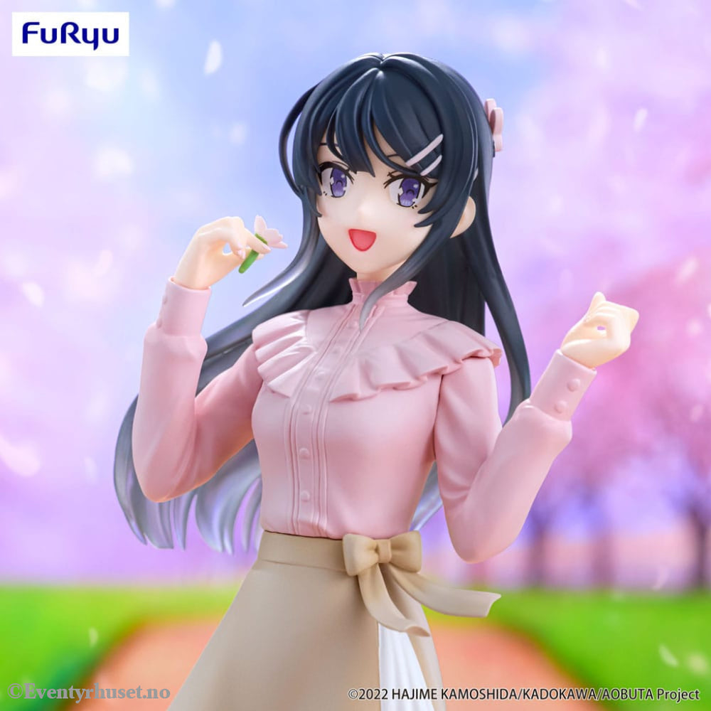 Rascal Does Not Dream of Bunny Girl Senpai Trio-Try-iT PVC Statue Mai Sakurajima Spring Outfit Ver. 21 cm Manga & Anime