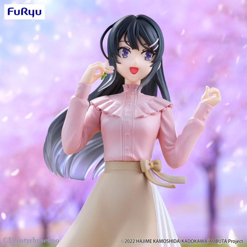Rascal Does Not Dream of Bunny Girl Senpai Trio-Try-iT PVC Statue Mai Sakurajima Spring Outfit Ver. 21 cm Manga & Anime