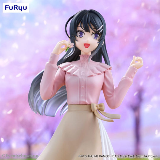 Rascal Does Not Dream of Bunny Girl Senpai Trio-Try-iT PVC Statue Mai Sakurajima Spring Outfit Ver. 21 cm Manga & Anime