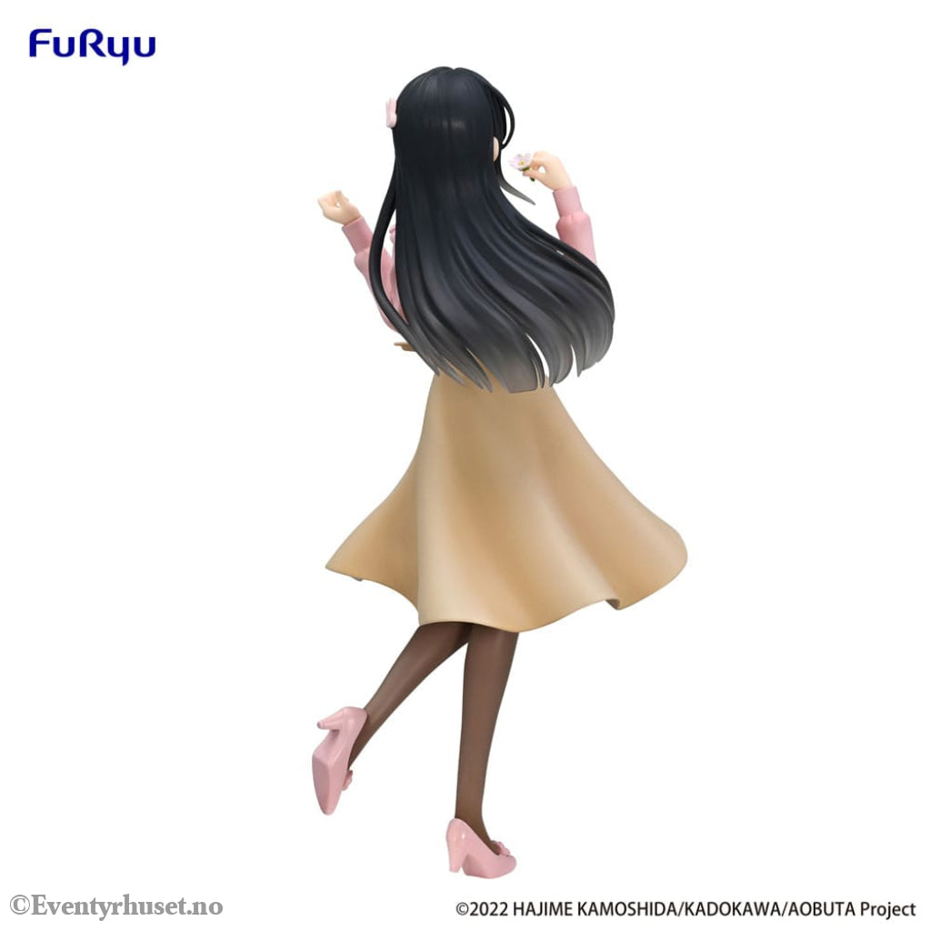 Rascal Does Not Dream of Bunny Girl Senpai Trio-Try-iT PVC Statue Mai Sakurajima Spring Outfit Ver. 21 cm Manga & Anime