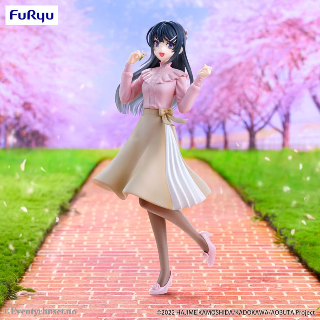 Rascal Does Not Dream of Bunny Girl Senpai Trio-Try-iT PVC Statue Mai Sakurajima Spring Outfit Ver. 21 cm Manga & Anime