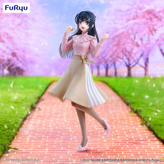Rascal Does Not Dream of Bunny Girl Senpai Trio-Try-iT PVC Statue Mai Sakurajima Spring Outfit Ver. 21 cm Manga & Anime