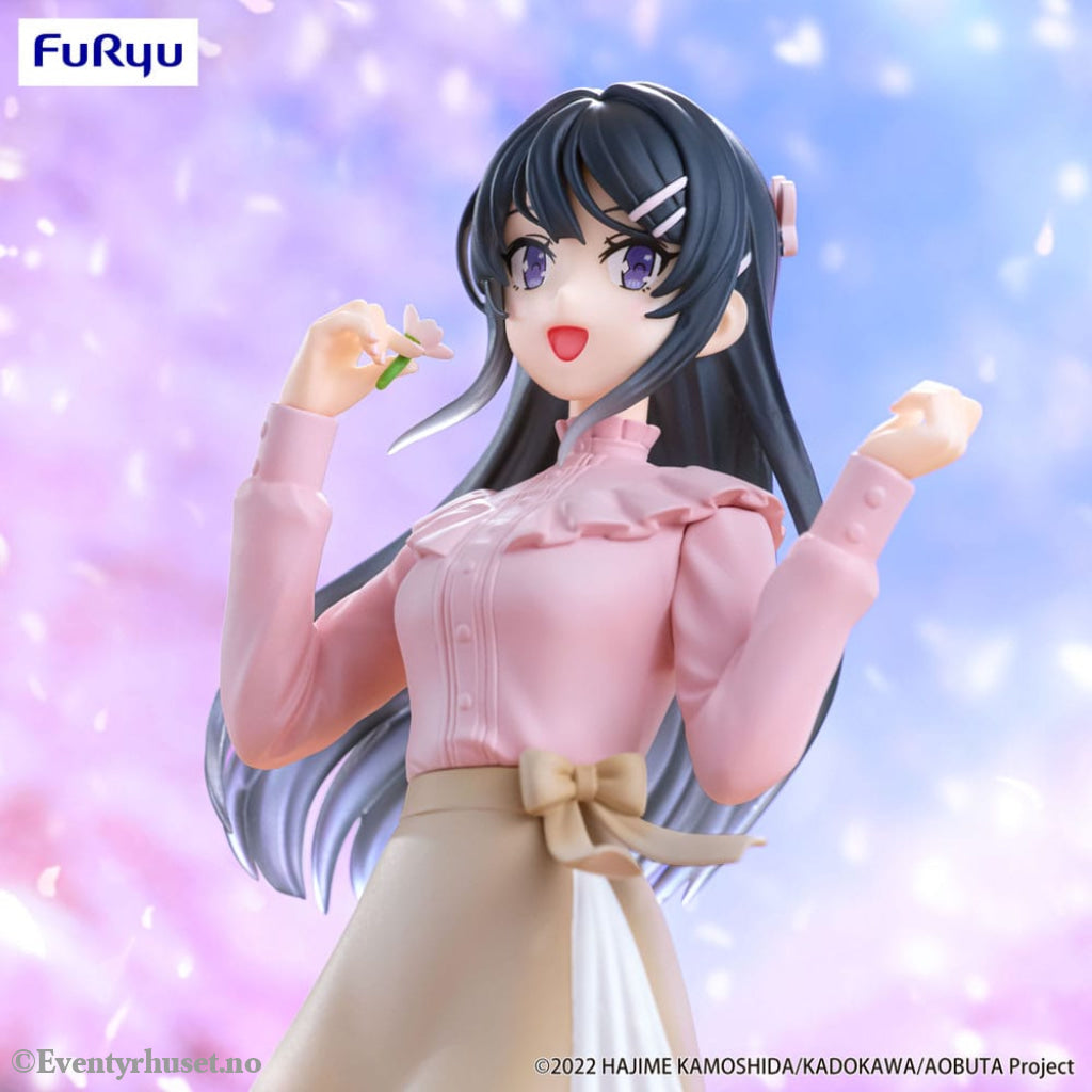 Rascal Does Not Dream of Bunny Girl Senpai Trio-Try-iT PVC Statue Mai Sakurajima Spring Outfit Ver. 21 cm Manga & Anime