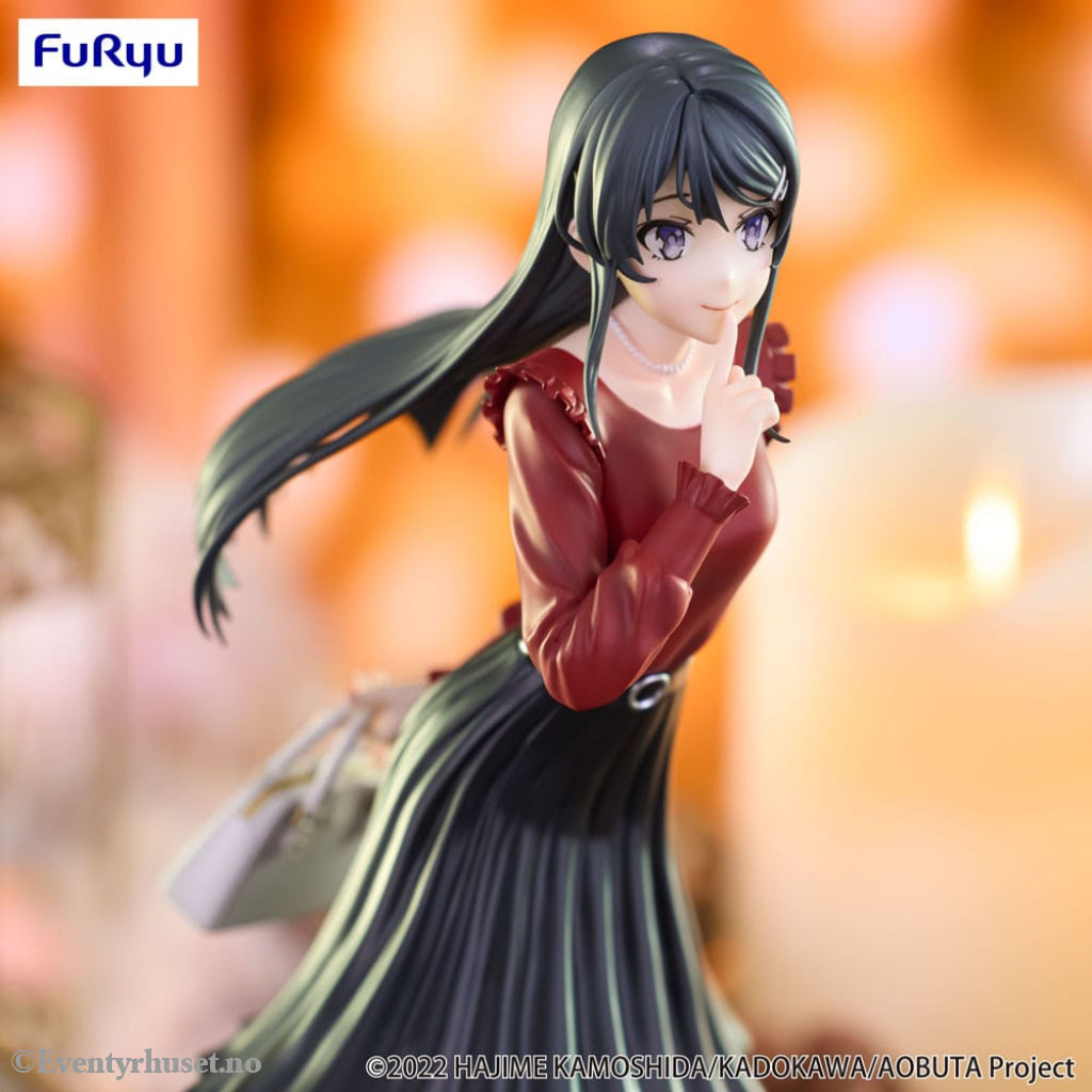 Rascal Does Not Dream of Bunny Girl Senpai Trio-Try-iT PVC Statue Mai Sakurajima Winter Outfit Ver. 21 cm Manga & Anime