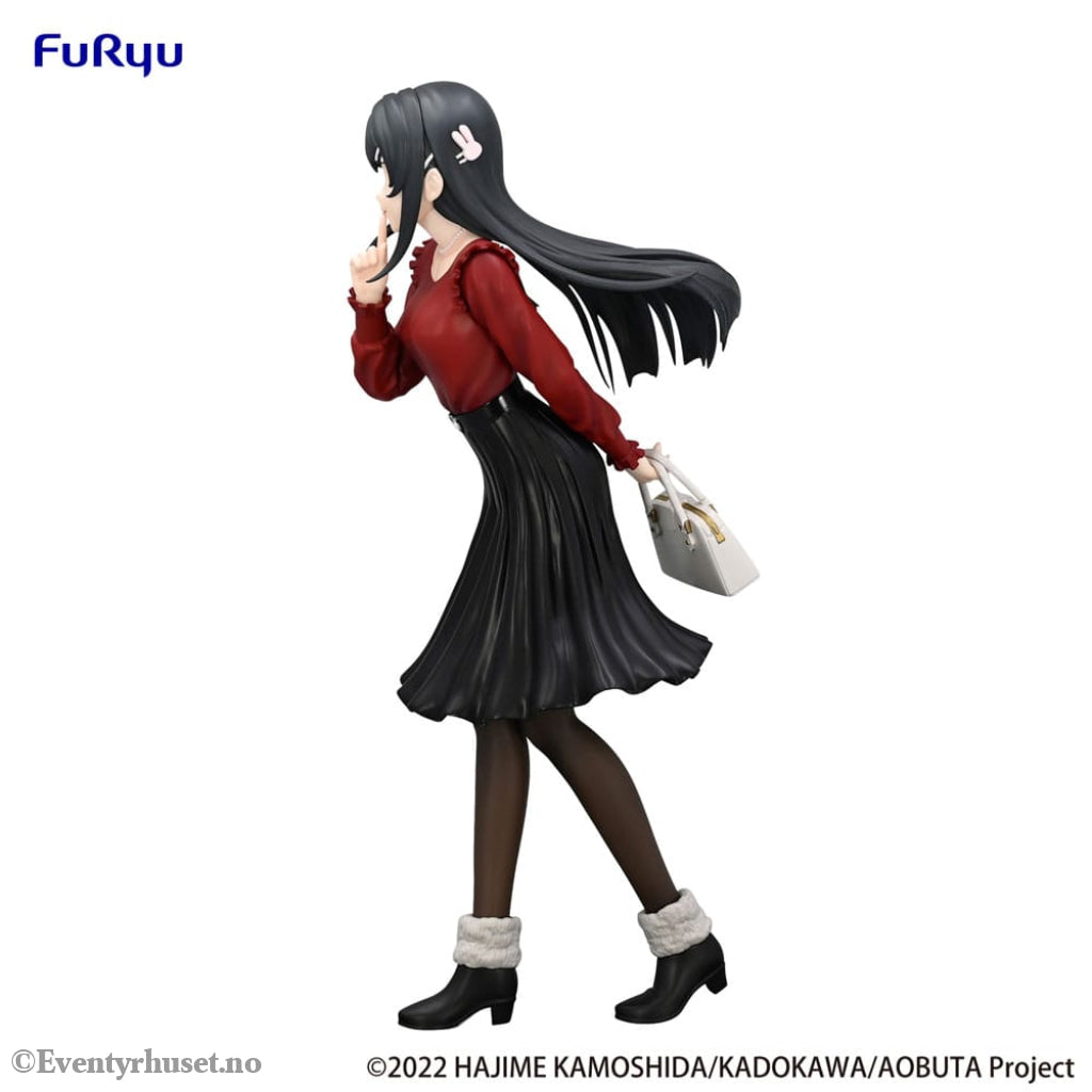 Rascal Does Not Dream of Bunny Girl Senpai Trio-Try-iT PVC Statue Mai Sakurajima Winter Outfit Ver. 21 cm Manga & Anime