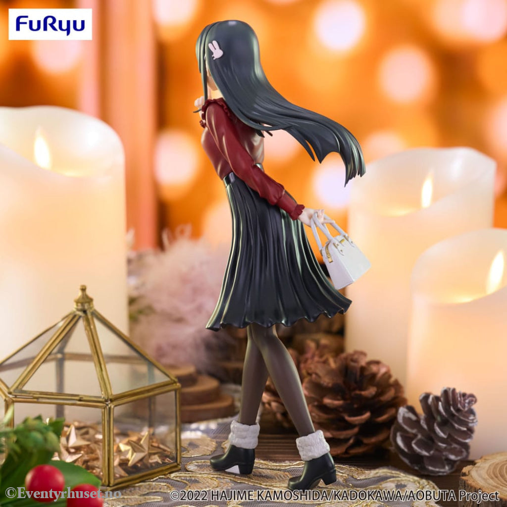 Rascal Does Not Dream of Bunny Girl Senpai Trio-Try-iT PVC Statue Mai Sakurajima Winter Outfit Ver. 21 cm Manga & Anime