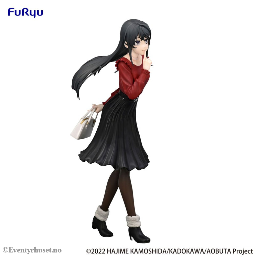 Rascal Does Not Dream of Bunny Girl Senpai Trio-Try-iT PVC Statue Mai Sakurajima Winter Outfit Ver. 21 cm Manga & Anime