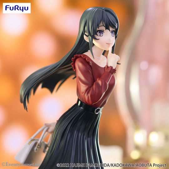 Rascal Does Not Dream of Bunny Girl Senpai Trio-Try-iT PVC Statue Mai Sakurajima Winter Outfit Ver. 21 cm Manga & Anime