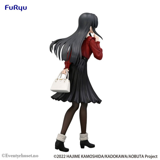 Rascal Does Not Dream of Bunny Girl Senpai Trio-Try-iT PVC Statue Mai Sakurajima Winter Outfit Ver. 21 cm Manga & Anime